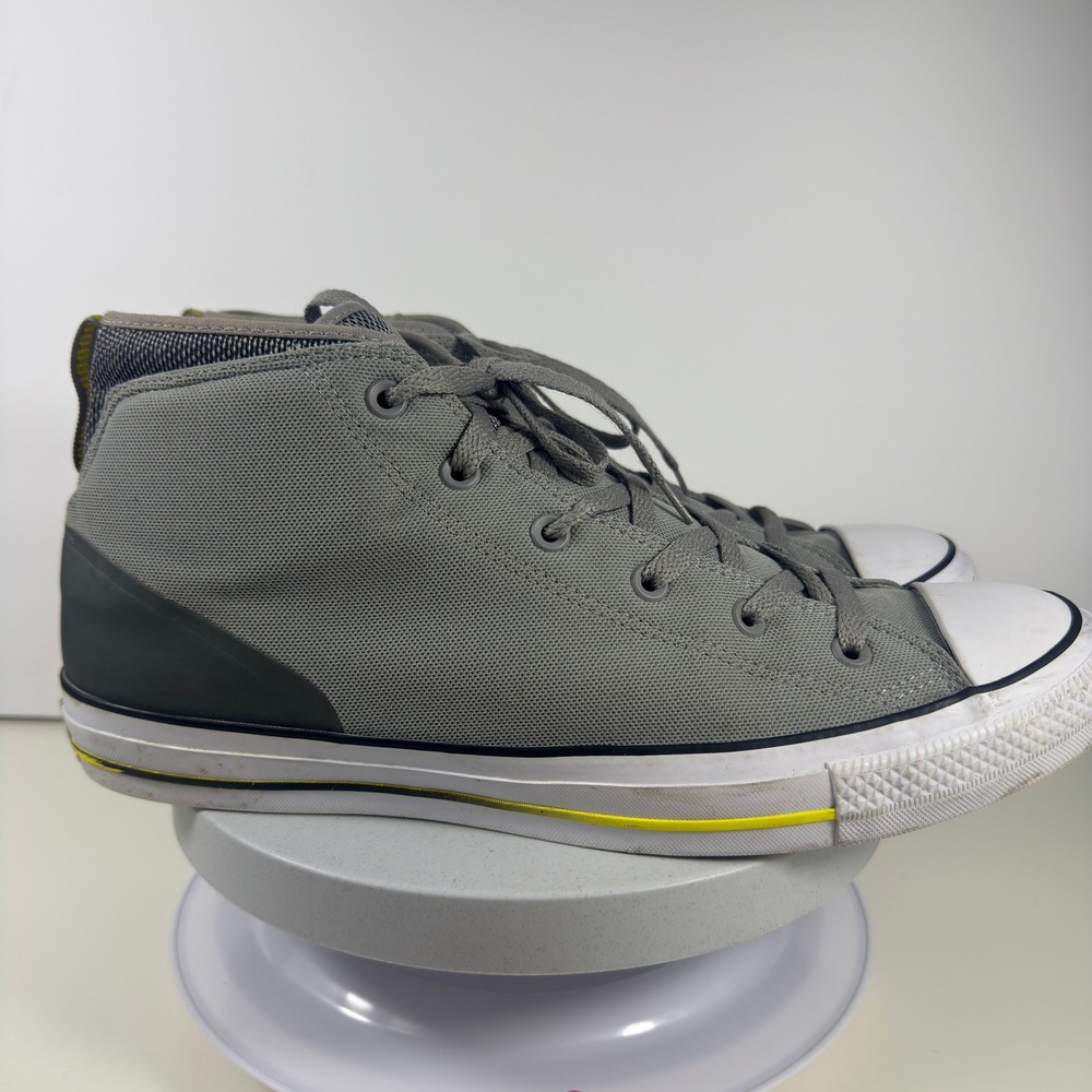 Converse Chuck Taylor Syde Street Mid Mens Size 13 Grey Yellow Sneakers - Picture 6 of 15